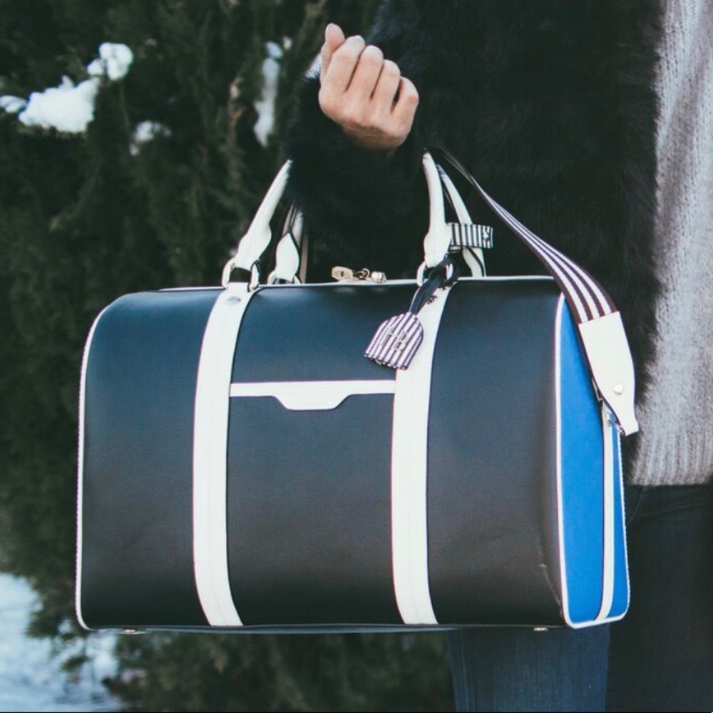 Henri Bendel Colorblock Overnight Bag